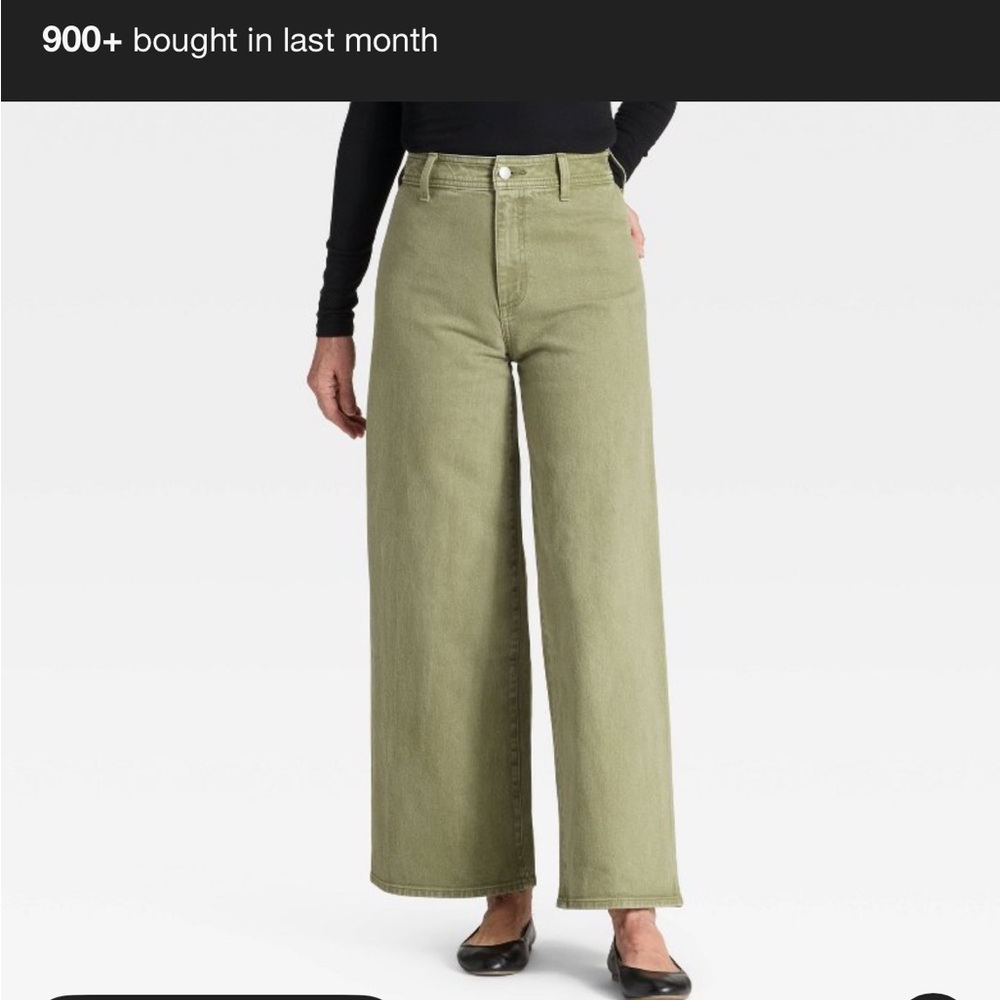 Universal threads sailor wide leg Olive Green Pants